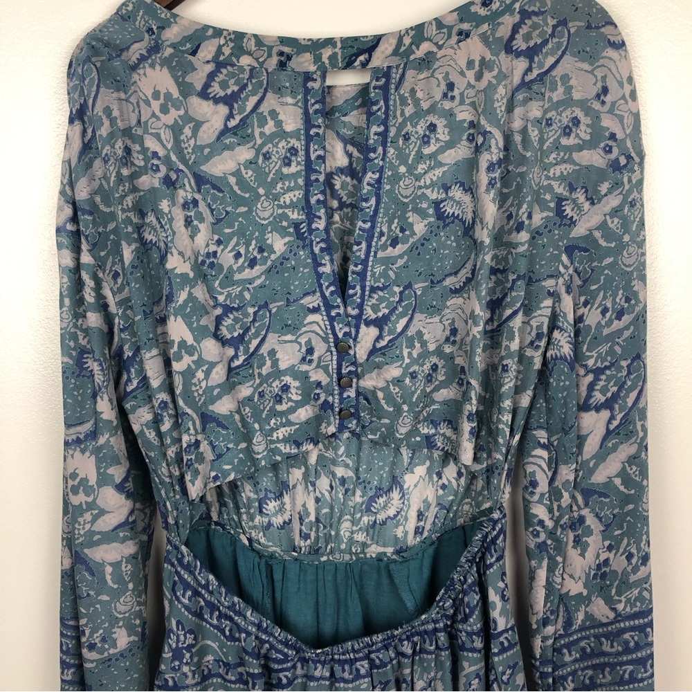 Free People Backless Long Sleeves Dress with Back Keyhole Size Small - Picture 7 of 12